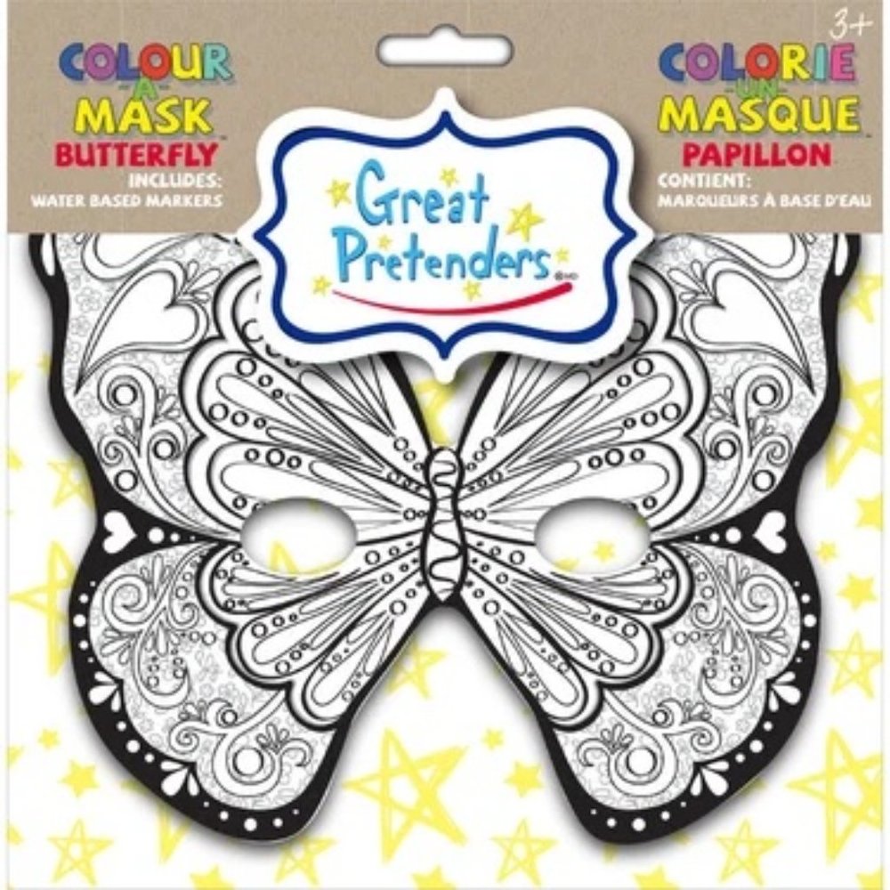 Color-A-Butterfly Mask - Great Pretenders (set of 2)